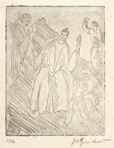 Dante af J.A. Jerichau