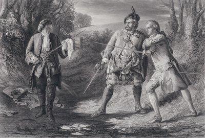 Illustration til Rob Roy (gravering) af J.B. (after) MacDonald