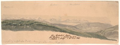 Fra Koldekind ligeop fra Lundene i Norde Oure-dalen i Valdres i Norge af Johan Christian Dahl