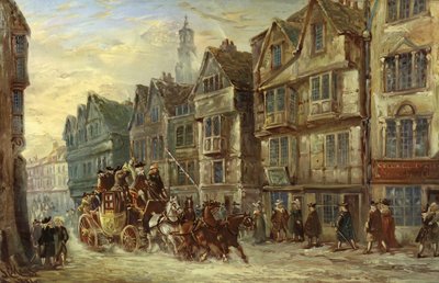Wych Street, Strand, London, Days of Hogarth af J.C. Maggs