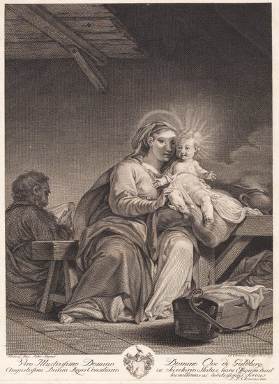Den hellige familie af J.F. Clemens