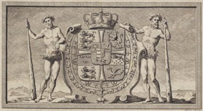 Det danske våben med vildmændene som skjoldholdere af J.F. Clemens
