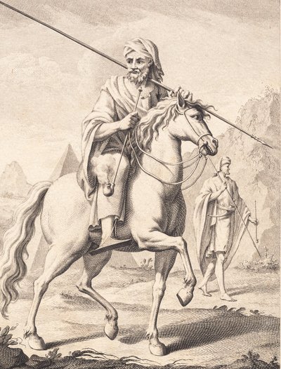 En araber til hest af J.F. Clemens