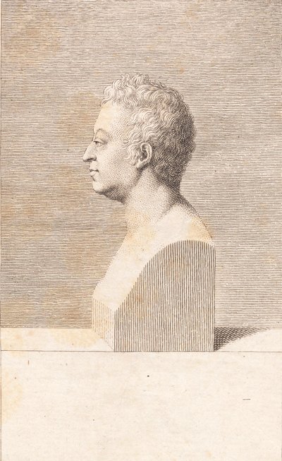 En mandsbuste af J.F. Clemens