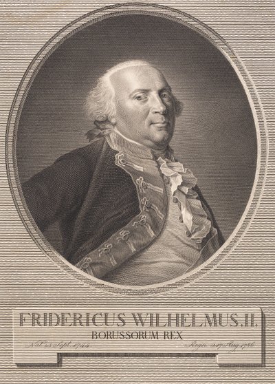 Friedrich Wilhelm II af J.F. Clemens