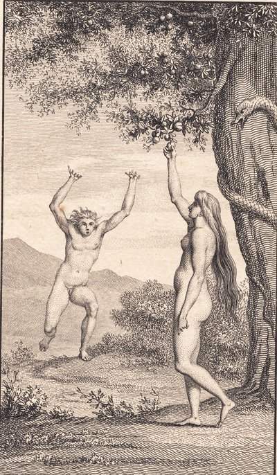 Illustration til Ewalds "Adam og Eva". III af J.F. Clemens