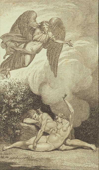 Illustration til Ewalds "Adam og Eva". I af J.F. Clemens