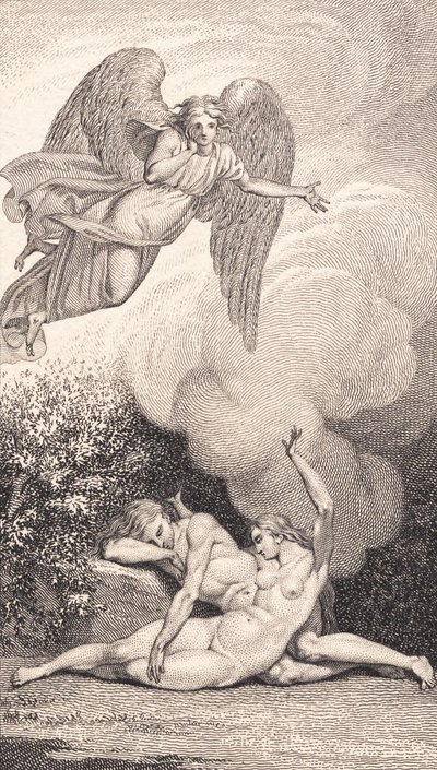 Illustration til Ewalds "Adam og Eva". I af J.F. Clemens
