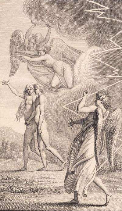 Illustration til Ewalds "Adam og Eva". V af J.F. Clemens