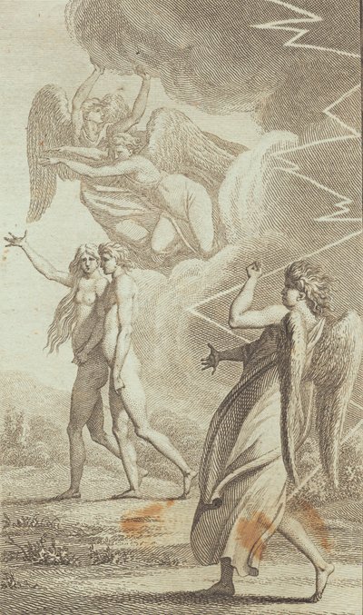 Illustration til Ewalds "Adam og Eva". V af J.F. Clemens