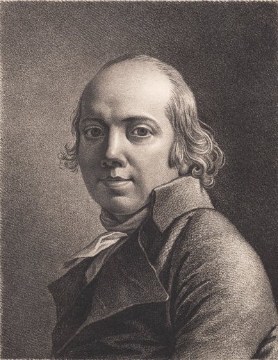 Jens Juels tegnede selvportræt af J.F. Clemens
