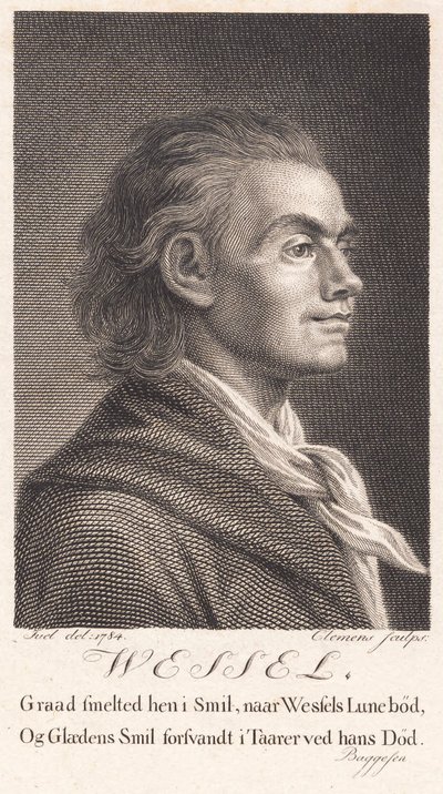 Johannes Hermann Wessel af J.F. Clemens