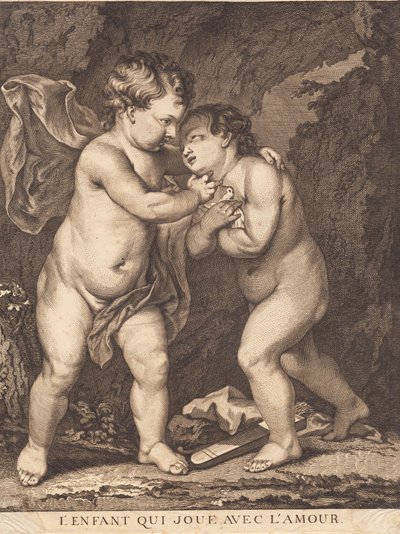 Barnet, der leger med kærligheden af J.F. Clemens