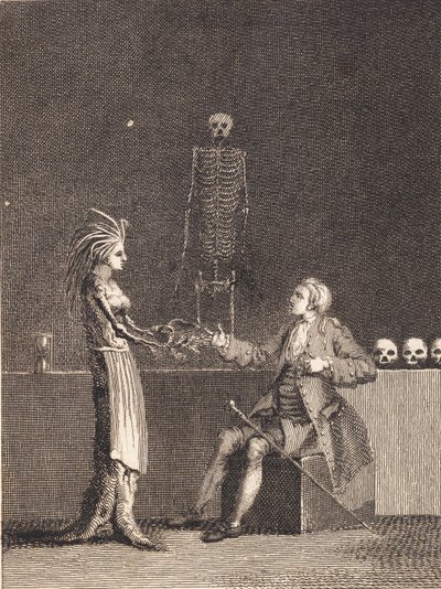 Niels Klim i anatomikammeret af J.F. Clemens