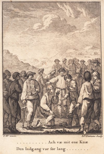 Niels Kok på retterstedet af J.F. Clemens