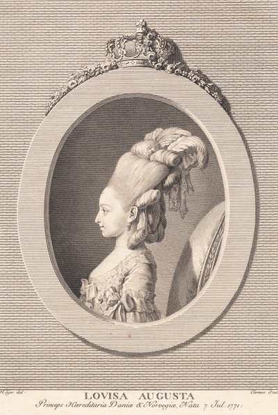 Prinsesse Louisa Augusta af J.F. Clemens