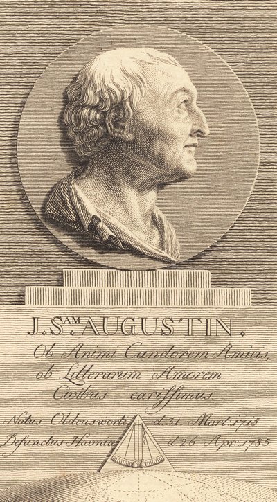 Sekretær i Krigskontoret Johan Samuel Augustin af J.F. Clemens