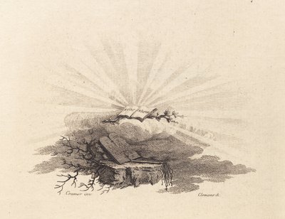 Titelvignet til C.Bastholm: "Aandelige Taler", 1779 af J.F. Clemens