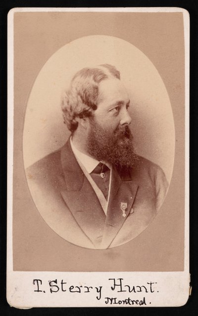Portræt af Thomas Sterry Hunt 1826-1892, før 1892. af JG Parks