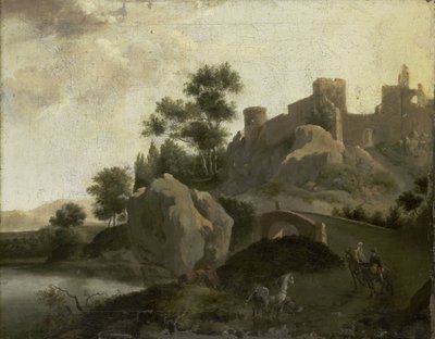 Italiensk Landskab af J.G. Schieblius
