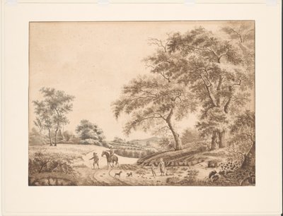 Landskab af J.H. de Friderici (signed by artist)