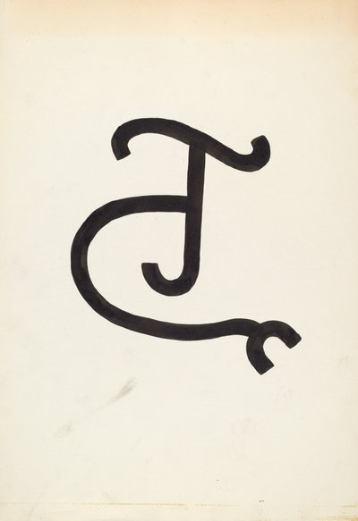 Kvægmærke, ca. 1936. af J.Henry Marley