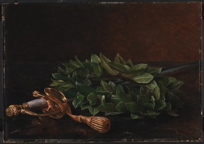 En kårde med laurbærkrans af J.L. Jensen
