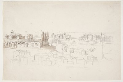 Fra Palatine med kirke. Værelse af J.L. Lund