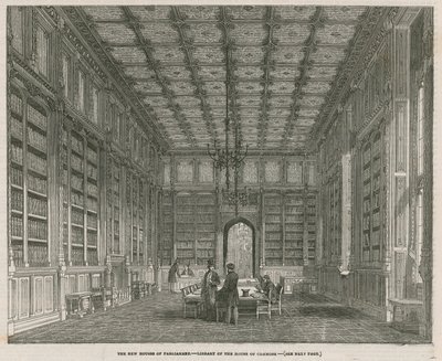 The new Houses of Parliament - Underhusets bibliotek af J.L. Williams