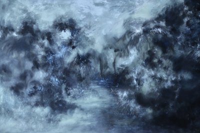 Den mystiske Blå Grotte af JMF FINE ART