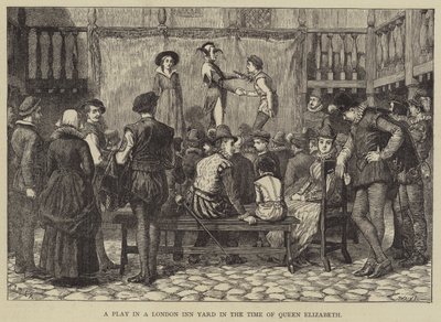 Et skuespil i en London Inn Yard i Dronning Elizabeths tid af J.M.L. Ralston