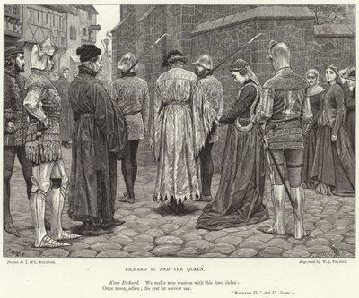 Richard II og dronningen, Richard II, akt V, Scene I af J.M.L. Ralston