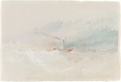 En pakkebåd ud for Dover, ca. 1836. af Joseph Mallord William Turner