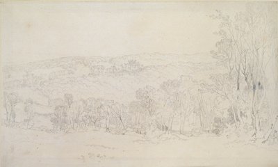 Fjernsyn over Lowther Castle Park Scene, 1809 af Joseph Mallord William Turner