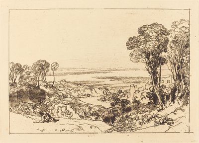 Junction of Severn and Wye, udgivet 1811. af Joseph Mallord William Turner