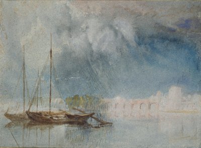 Nantes: Pirmil Bridge, c1830 af Joseph Mallord William Turner