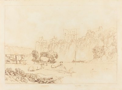 River Wye, udgivet 1812. af Joseph Mallord William Turner