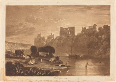 River Wye, udgivet 1812. af Joseph Mallord William Turner