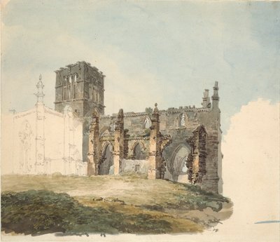 The Ruined Abbey at Haddington, c1794 af Joseph Mallord William Turner