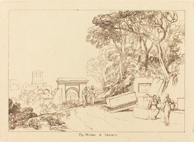 The Woman of Samaria, udgivet 1819. af Joseph Mallord William Turner