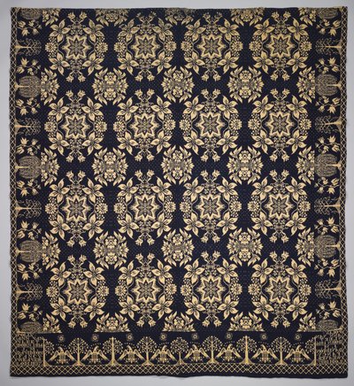 Coverlet, 1837. af J.M. Davidson