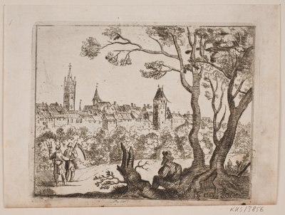 Ved en by af J.O. Schack