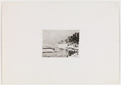 Strandparti af J.P. Wildenrath