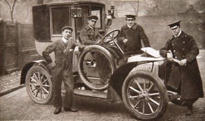 Første taxa i Liverpool, Merseyside, 1906 af JP Wood