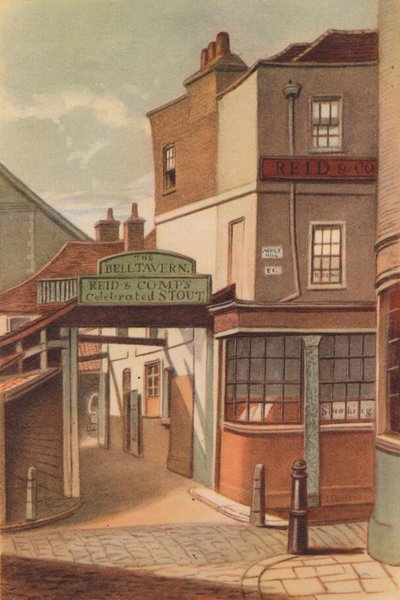 Bell Tavern, Addle Hill, London, 1868 af JT Wilson