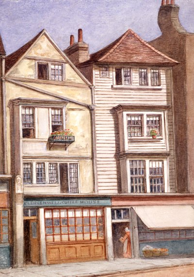 Clerkenwell Coffee House, Clerkenwell Green, Finsbury, London, 1871 af JT Wilson