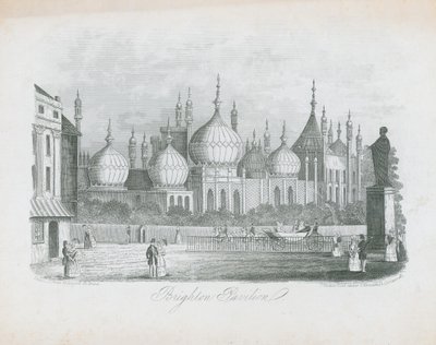 Generel udsigt over Brighton Pavilion af J.T. Wood