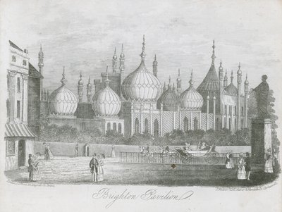 Generel udsigt over Brighton Pavilion af J.T. Wood