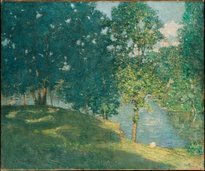 Eftermiddag ved dammen af J. Alden Weir