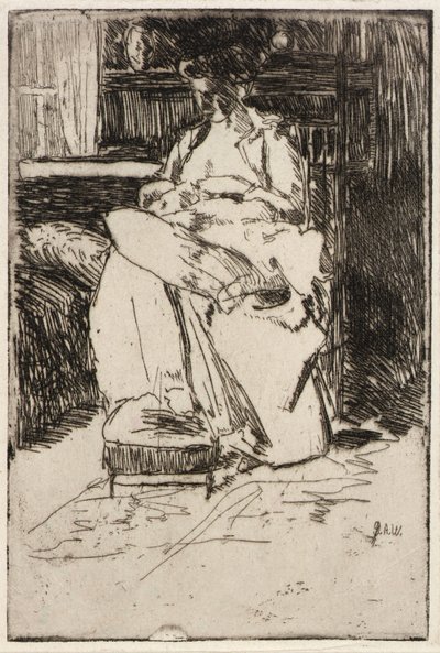 Mor og barn nr. 1 af J. Alden Weir